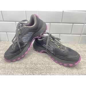 Saucony Womens Shoes Purple Black Sz 8.5 Excursion‎ TR 15 Running Comfort S1